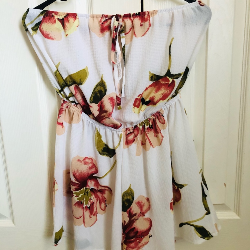 Strapless Romper